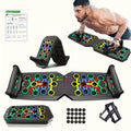 9-in-1 Push-Up Rack Boards - Ergonomic Push-Up Training for Core, Chest and Shoulder Strength