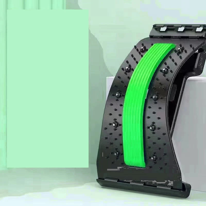Back Stretcher,6Thgeneration Upgraded Back Massager,Back Cracker for Lower Back Pain Relief Lumbar Support,With Magnetic Massage