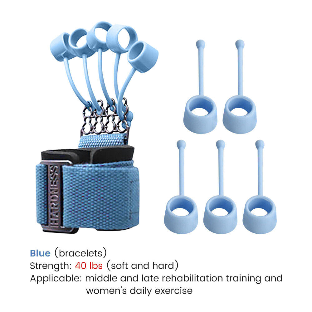 Hand Resistance Bands Finger Strengthener - For Improved Grip And Hand Strength 