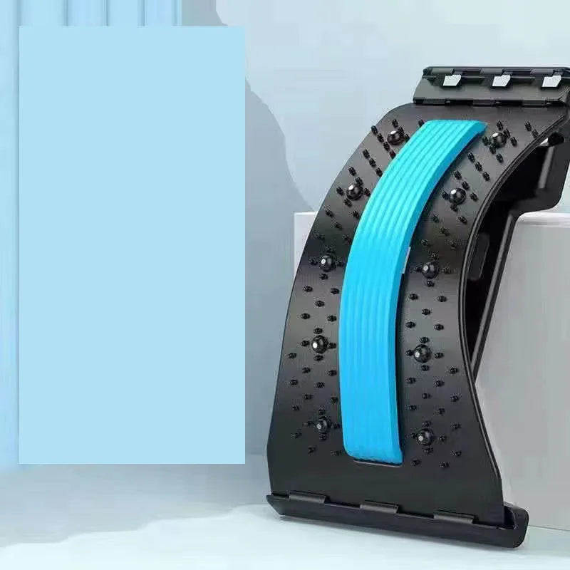 Back Stretcher,6Thgeneration Upgraded Back Massager,Back Cracker for Lower Back Pain Relief Lumbar Support,With Magnetic Massage